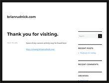Tablet Screenshot of brianrudnick.com